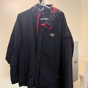 Dickies Black and Red Performance Jacket
